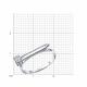 Серебряное кольцо Diamant 94-110-02394-1 с фианитом