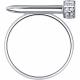 Серебряное кольцо Diamant 94-110-02394-1 с фианитом