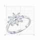 Серебряное кольцо Diamant 94-110-02396-1 с фианитом