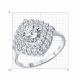 Серебряное кольцо Diamant 94-110-02397-1 с фианитом