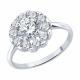 Серебряное кольцо Diamant 94-110-02402-1 с фианитом