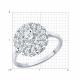Серебряное кольцо Diamant 94-110-02407-1 с фианитом