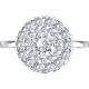 Серебряное кольцо Diamant 94-110-02407-1 с фианитом