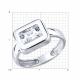 Серебряное кольцо Diamant 94-110-02409-1 с фианитом
