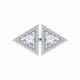 Серебряное кольцо Diamant 94-110-02427-1 с фианитом
