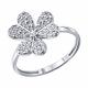Серебряное кольцо Diamant 94-110-02451-1 с фианитом