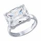Серебряное кольцо Diamant 94-110-02467-1 с фианитом
