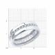 Серебряное кольцо Diamant 94-111-01369-1 с фианитом