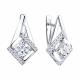 Серебряные серьги Diamant 94-120-00020-1