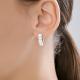 Серебряные серьги Diamant 94-120-00067-1 с фианитом