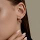 Серебряные серьги Diamant 94-120-00101-1 с эмалью