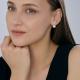Серебряные серьги Diamant 94-120-00104-1 с фианитом