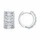 Серебряные серьги Diamant 94-120-00200-1 с фианитом