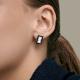 Серебряные серьги Diamant 94-120-00202-1 с фианитом