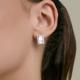 Серебряные серьги Diamant 94-120-00202-3 с фианитом
