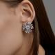Серебряные серьги Diamant 94-120-00243-1 с фианитом