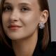 Серебряные серьги Diamant 94-120-00243-1 с фианитом