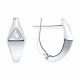 Серебряные серьги Diamant 94-120-00251-1 с фианитом