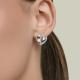 Серебряные серьги Diamant 94-120-00278-1 с фианитом