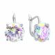 Серебряные серьги Diamant 94-120-01249-1 с фианитом