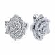 Серебряные серьги Diamant 94-120-02050-2 с фианитом