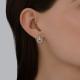 Серебряные серьги Diamant 94-120-02241-1 с фианитом