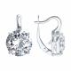 Серебряные серьги Diamant 94-120-02334-1 с фианитом