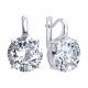 Серебряные серьги Diamant 94-120-02334-1 с фианитом