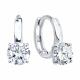 Серебряные серьги Diamant 94-120-02399-1 с фианитом