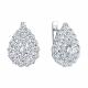 Серебряные серьги Diamant 94-120-02407-1 с фианитом