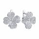 Серебряные серьги Diamant 94-120-02452-1 с фианитом