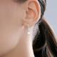 Серебряные серьги Diamant 94-121-00043-1 с фианитом
