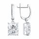 Серебряные серьги Diamant 94-121-00082-1 с фианитом