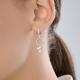 Серебряные серьги Diamant 94-121-00095-2 с фианитом
