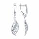 Серебряные серьги Diamant 94-121-00197-1 с фианитом