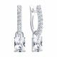 Серебряные серьги-трансформеры Diamant с фианитом 94-121-00212-1