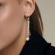 Серебряные серьги Diamant 94-121-00255-1 с фианитом