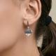 Серебряные серьги Diamant 94-121-00271-1 с фианитом