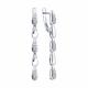 Серебряные серьги Diamant 94-121-00275-1 с фианитом