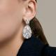 Серебряные серьги Diamant 94-121-00289-1 с фианитом
