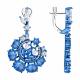 Серебряные серьги Diamant 94-121-00309-1 с фианитом