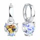 Серебряные серьги-трансформеры Diamant с фианитом 94-121-01242-1