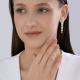 Серебряные серьги Diamant 94-121-02172-5 с фианитом