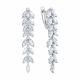 Серебряные серьги Diamant 94-121-02172-5 с фианитом