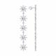 Серебряные серьги Diamant 94-121-02396-1 с фианитом