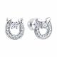 Серебряные серьги Diamant 94-122-00093-1 с фианитом