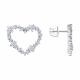 Серебряные серьги Diamant 94-122-00096-1 с фианитом