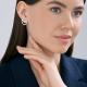 Серебряные серьги Diamant 94-122-00096-1 с фианитом