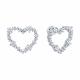 Серебряные серьги Diamant 94-122-00096-1 с фианитом
