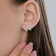 Серебряные серьги Diamant 94-122-00100-1 с фианитом